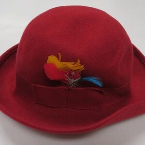 Vintage Astre Re Womens 100% Wool‎ Hat USA Cloche